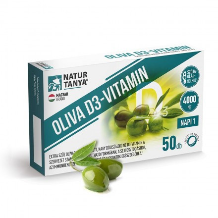 Natur Tanya OLIVA D3 vitamin 4000 NE Quali D aktív D3 vi