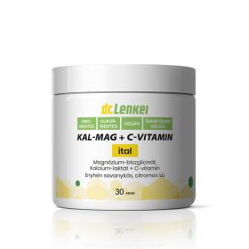   Dr. Lenkei Kal-Mag italpor C-vitaminnal, étrend-kiegészítő, 30 adag