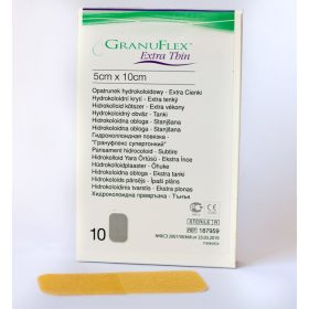   Granuflex Extra Thin vékony hidrokolloid kötszer 5x10cm 10db