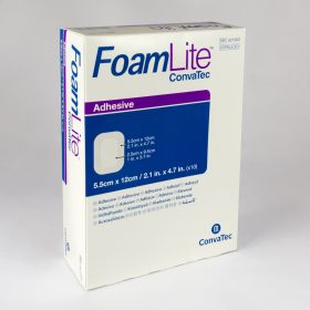   Foam Lite ConvaTec öntapadó, vékony szilikonperemes habkötszer 5,5 cm x 12 cm 10db