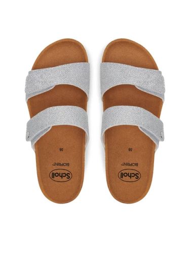 Scholl Lusaka papucs ezüst