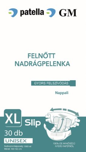 GM Nadrágpelenka nappali XL Slip (1980ml) - 30db