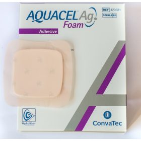   Aquacel Ag Foam öntapadó ezüstionos habkötszer 10 cm x 10 cm 10db