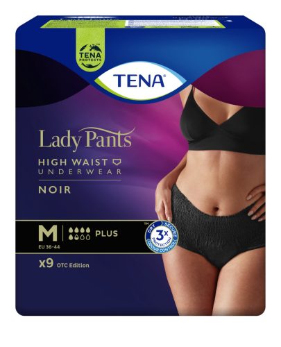 TENA Lady Pants Plus Noir (Fekete színű) M - 9 db