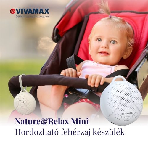 Nature Relax Mini hang-és dallamterápiás (fehér zaj) készülék