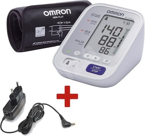 Omron M3 comfort okos vérnyomásmérő + adapter