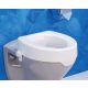 Wc magasító Easy-Clip tetővel és tető nélkül 10 és 15cm magasság 