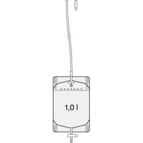   Sauer-csuti lábzsák 711.2445 1Literes 45cm összekötő csővel 