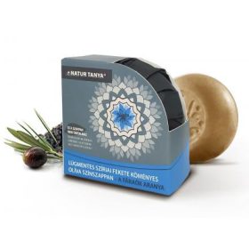   Natur Tanya® Lúgmentes Színszappan - Fekete kömény olajjal – Gyulladt, viszkető, gombás, allergiás bőrproblémákra