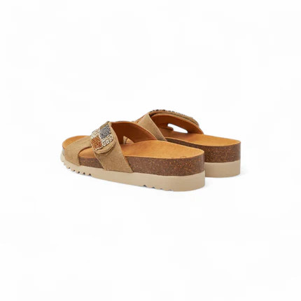 Scholl La Serena Strap papucs homok