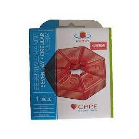 Care Essentials gyógyszertartó, kerek