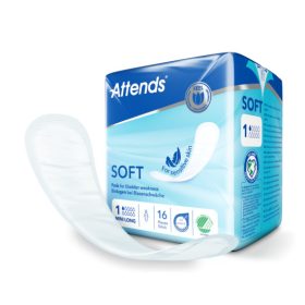  Attends Soft Mini Long 1 hosszított anatómiai inkontinencia betét, 16 db