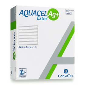   Aquacel Ag+ Extra biofilm-bontó ezüstionos kötszerlap 5 cm x 5 cm 10db