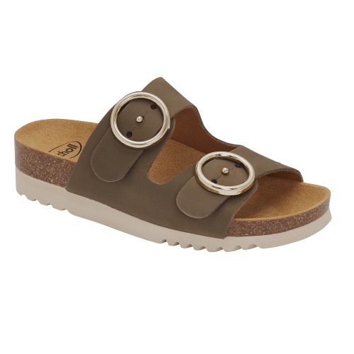 Scholl Malibu 2 Straps Bézs papucs