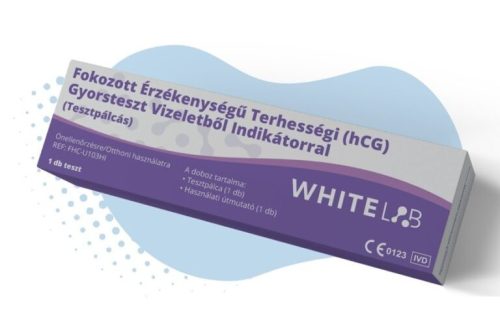 Fokozott Érzékenységű Terhességi (hCG) Gyorsteszt Vizeletből - Whitelab 2 db