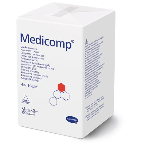 Medicomp sebfedő (7,5x7,5 cm; 100 db) 