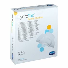  HydroTac Border Multisite géllel impregnált habkötszer (11,5 cm kerek; 10 db) 