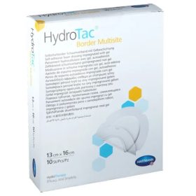   HydroTac Border Multisite géllel impregnált habkötszer (13x16 cm ovális; 10 db) 
