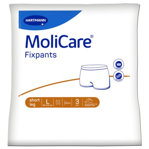 MoliCare Fixpants rövidszárú rögzítőnadrág, mosható - 3 db